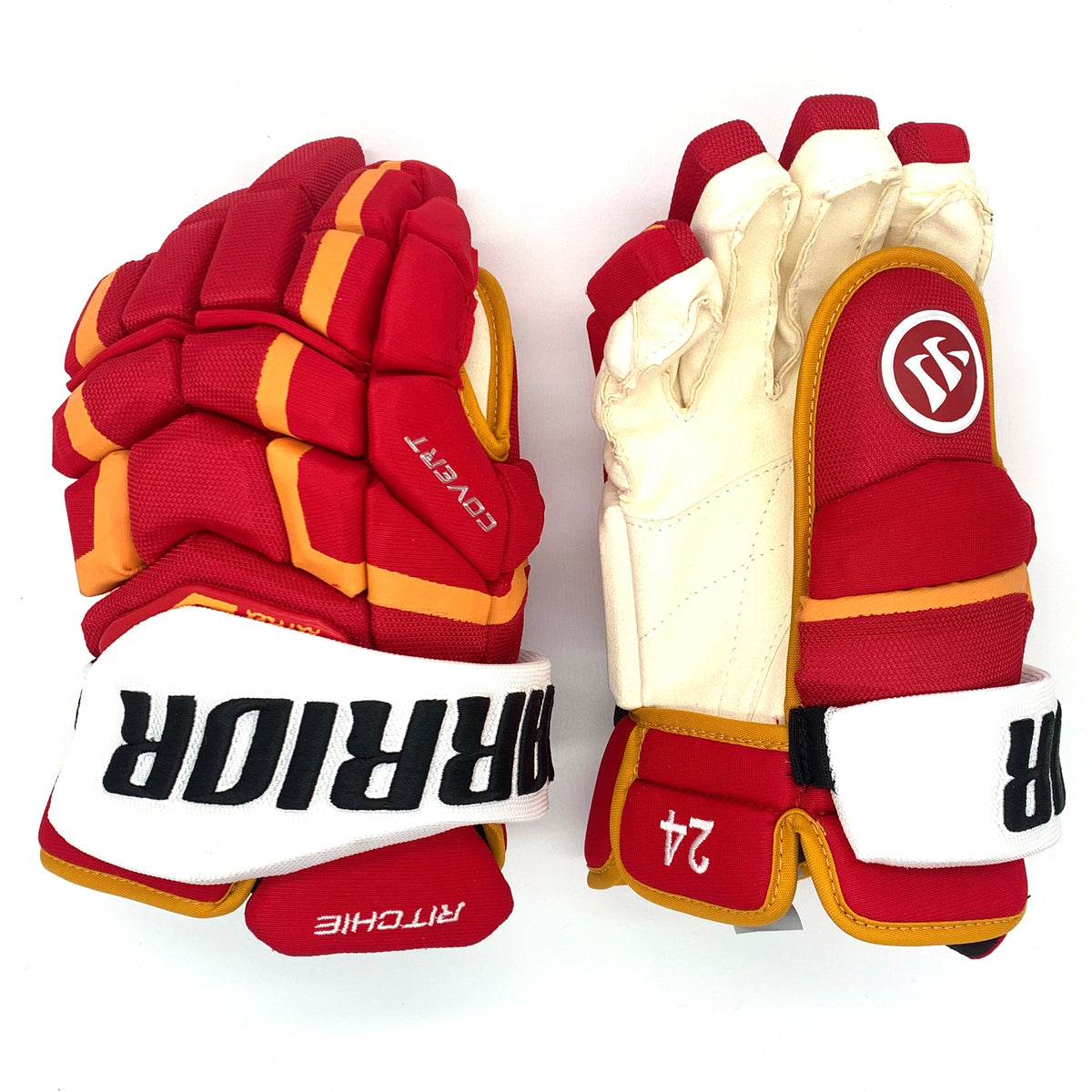 CCM HGPJS - NHL Pro Stock Glove - Rasmus Andersson (Red/Yellow