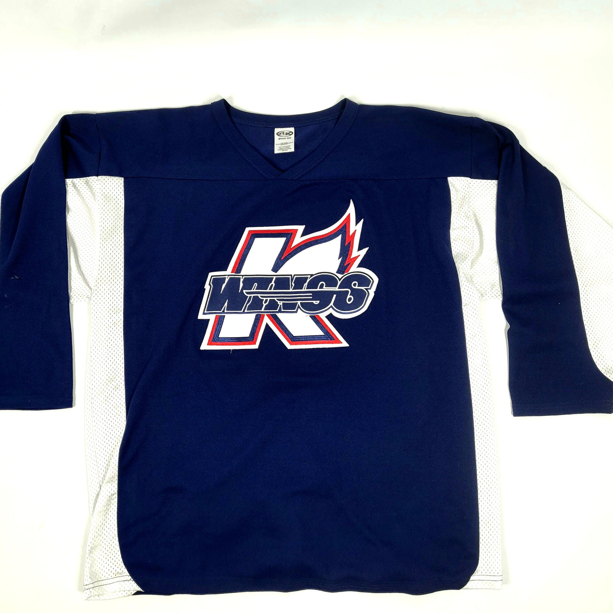 ECHL - Used Athletic Knit Practice Jersey - Kalamazoo Wings (Multiple