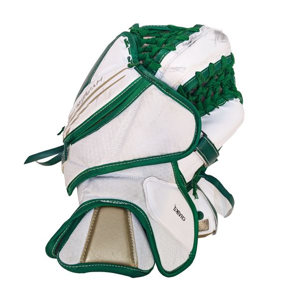 Bauer Vapor HyperLite - Used Pro Stock Goalie Full Set (White/Green/Gold)