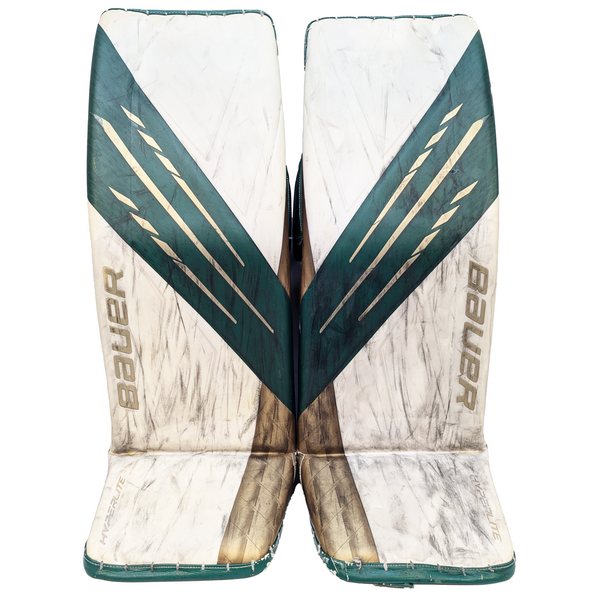 Bauer Vapor HyperLite - Used Pro Stock Goalie Full Set (White/Green/Gold)