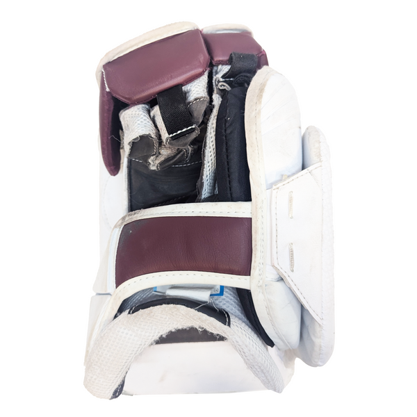 Bauer Supreme 2S Pro - Used Pro Stock Goalie Pads (White/Maroon)