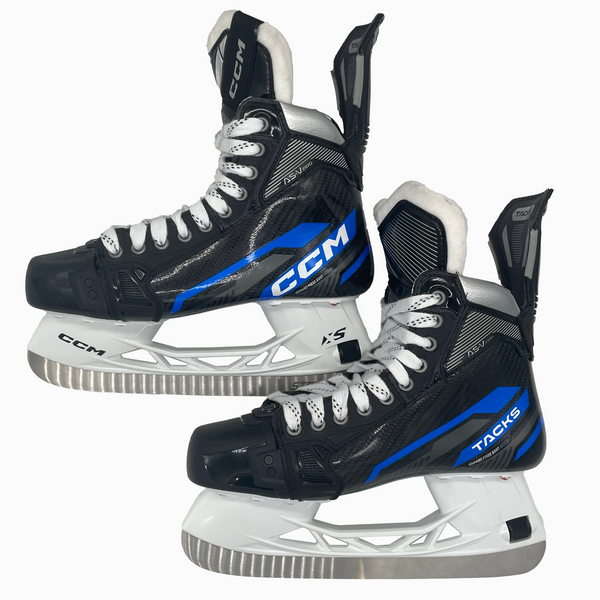 CCM Tacks AS-V Pro - New NCAA Pro Stock Hockey Skates - Size 7.5 (Black/Blue)