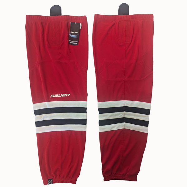 Bauer - New Hockey Socks (Red/White/Black)