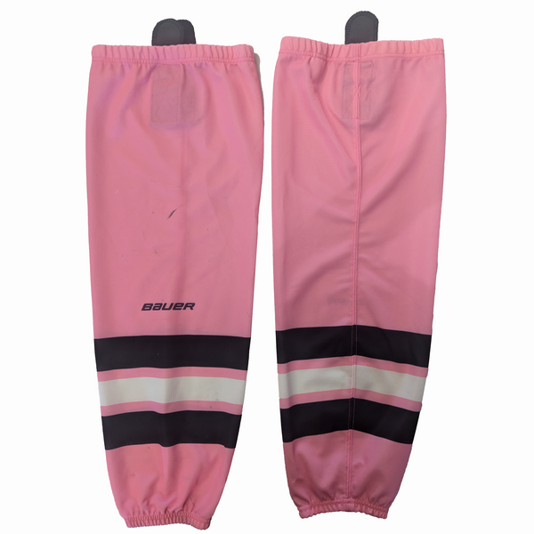 Bauer - Used Hockey Socks (Pink/White/Black)