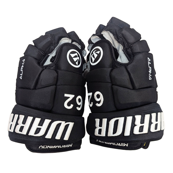 Warrior Alpha DX - NHL Pro Stock Glove - Daniil Miromanov (Black)