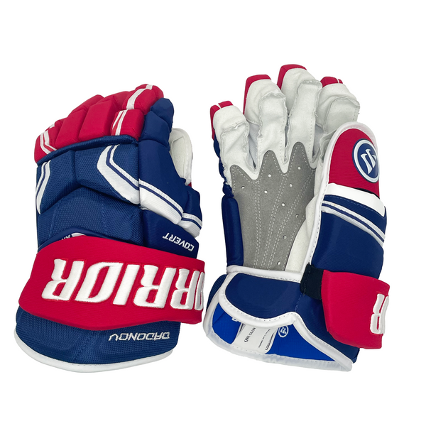 Warrior Covert QRE Pro - NHL Pro Stock Glove - Evgenii Dadonov (Blue/Red/White)