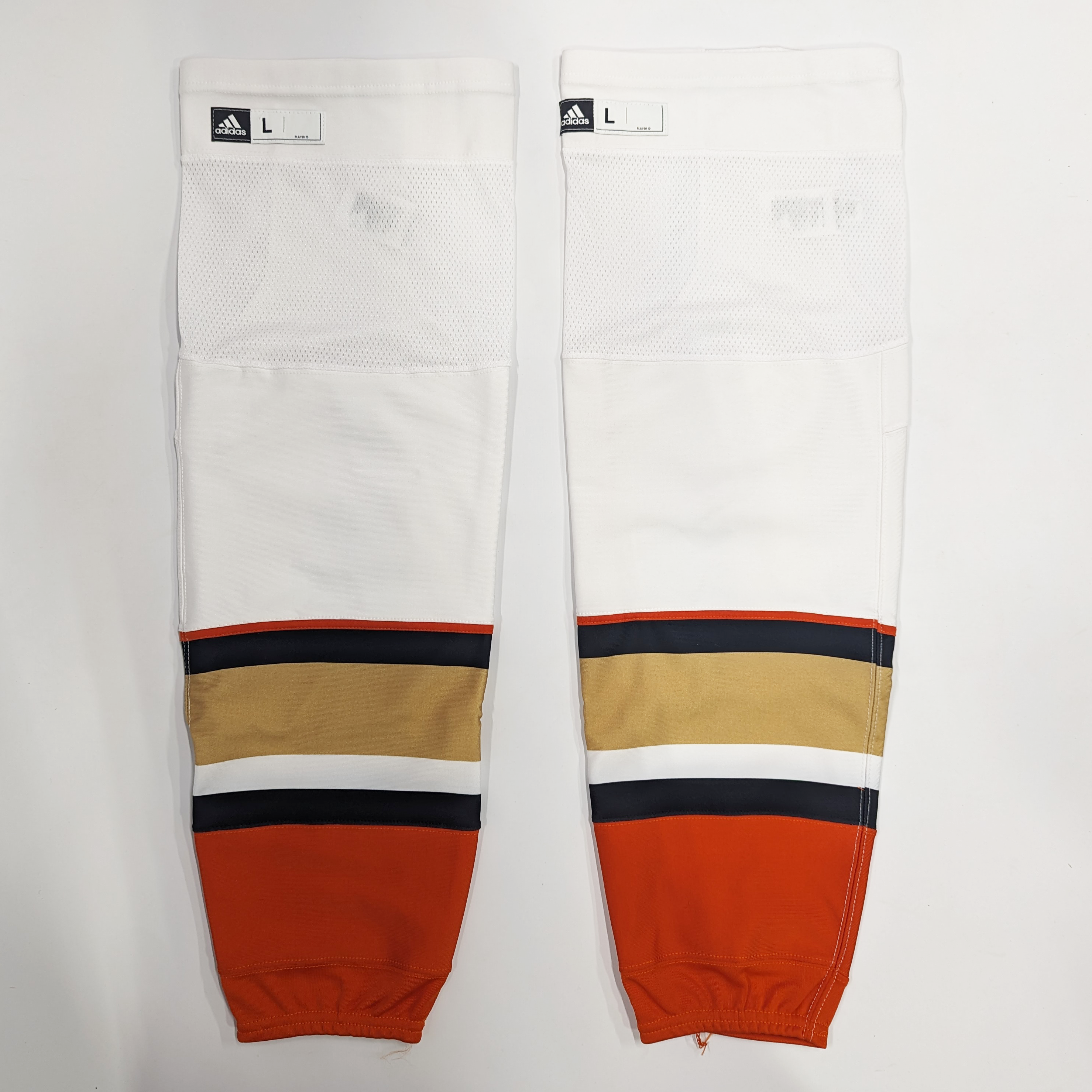 ingewikkeld Verwant afdrijven NHL Pro Stock New Adidas Hockey Socks - Anaheim Ducks (White) –  HockeyStickMan