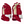 Load image into Gallery viewer, CCM HG12XP - NCAA Pro Stock Gloves - (Red/White)
