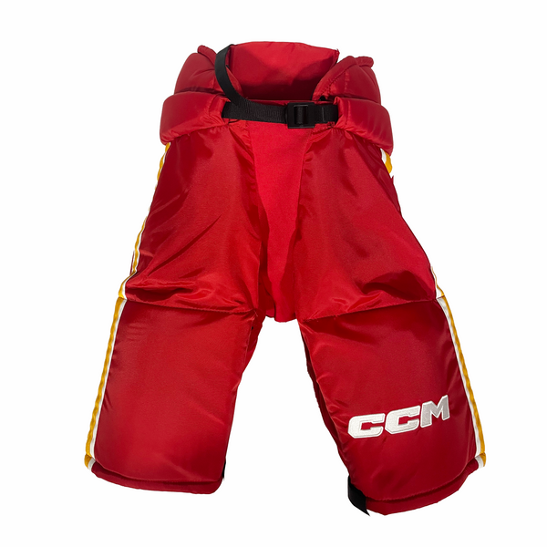 CCM HP70 - NHL Pro Stock Hockey Pant - Calgary Flames (Red/Yellow/White)