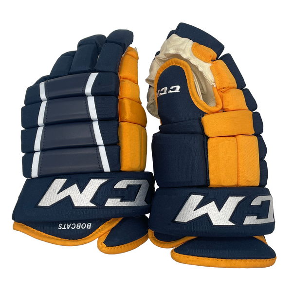 CCM HG97XP - NCAA Pro Stock Glove (Navy/Yellow)