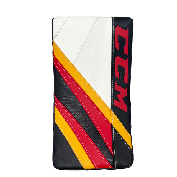 CCM Extreme Flex 5 - New Pro Stock Goalie Glove Set - Oscar Dansk (Black/Red/Yellow)