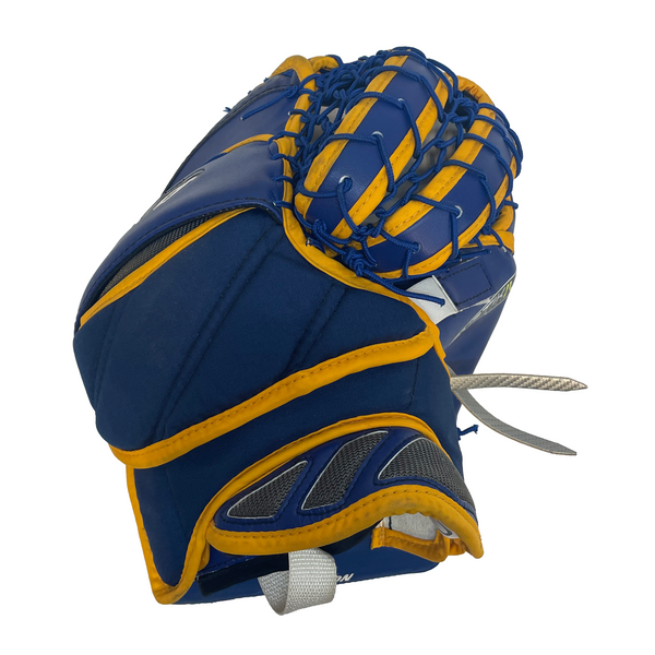 Brians Gnetik 4 - Used Pro Stock Senior Goalie Full Set (Blue/Yellow)