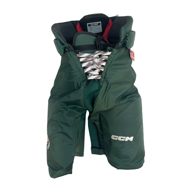 CCM HPWMP - Women's NCAA Pro Stock Hockey Pant (Green/White)