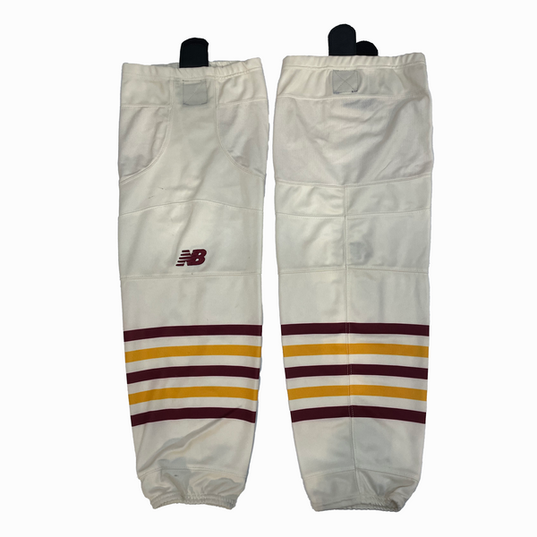 NCAA - New Balance Hockey Socks "Fenway Series" (Beige/Gold/Maroon)