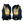 Load image into Gallery viewer, CCM HGTKXP - Used NCAA Pro Stock Glove (Navy/Yellow)
