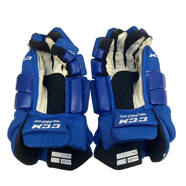 CCM HG42PP - Used WHL Pro Stock Glove (Blue)