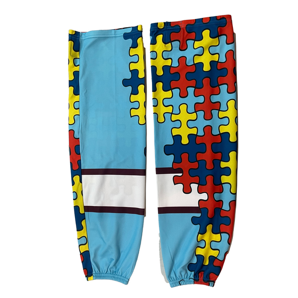 NCAA - Used Hockey Socks (Puzzle Piece)