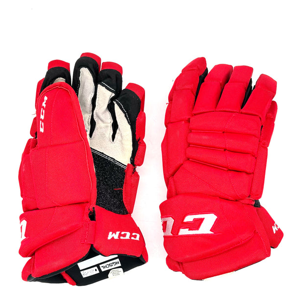 CCM HGJSCHL - Used OHL Gloves - Red 14"