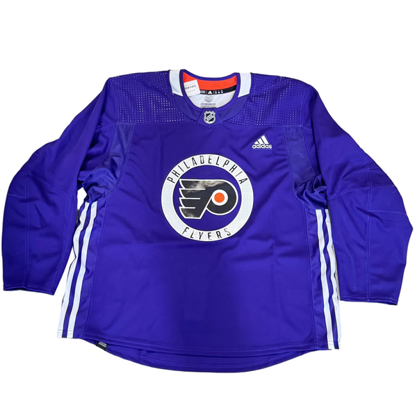 NHL - Philadelphia Flyers New Adidas Practice Jersey (Purple)