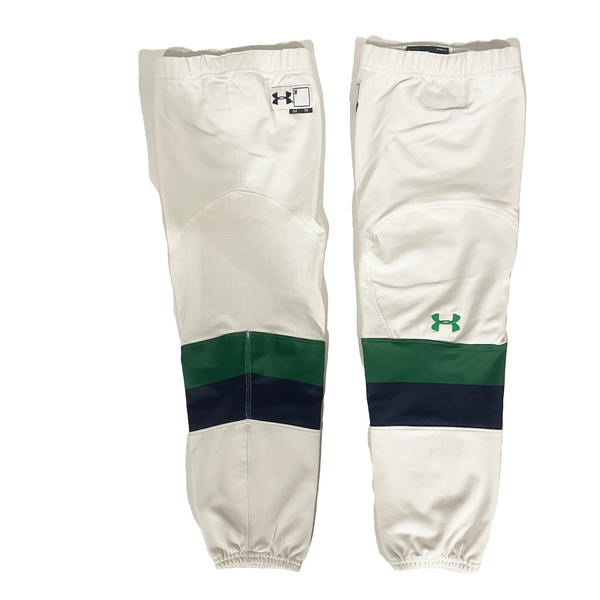 NCAA - Used Under Armour Socks - (White/Navy/Green)