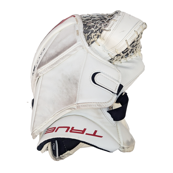 True Catalyst PX3 - Used Pro Stock Goalie Glove (White/Red/Black) #2