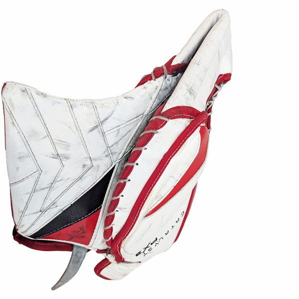 TRUE Catalyst PX3 - Used Pro Stock Goalie Pads (White/Red/Black)