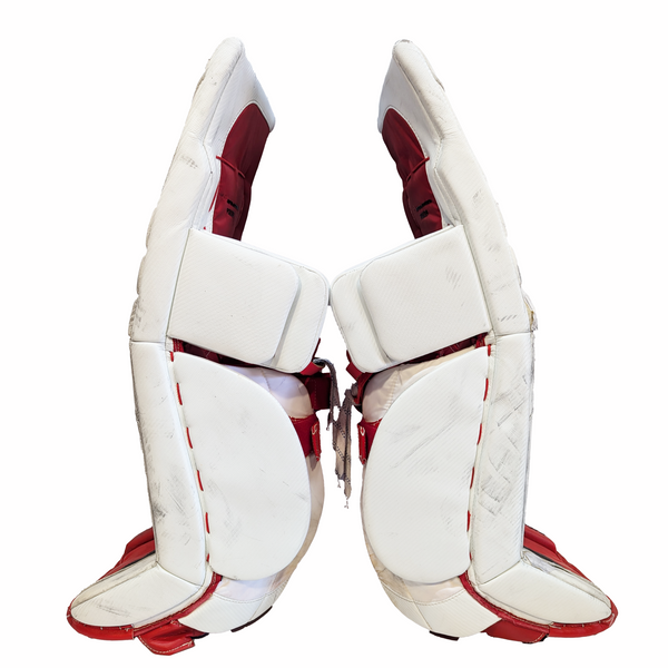 TRUE Catalyst PX3 - Used Pro Stock Goalie Pads (White/Red/Black)