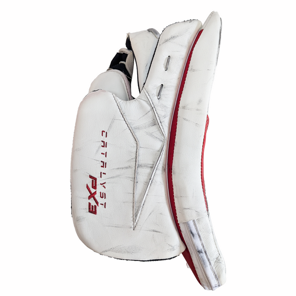 TRUE Catalyst PX3 - Used Pro Stock Goalie Pads (White/Black/Red)