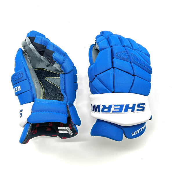 Sherwood Rekker Legend Pro - NHL Pro Stock Glove - Toronto Maple Leafs (Blue/White)