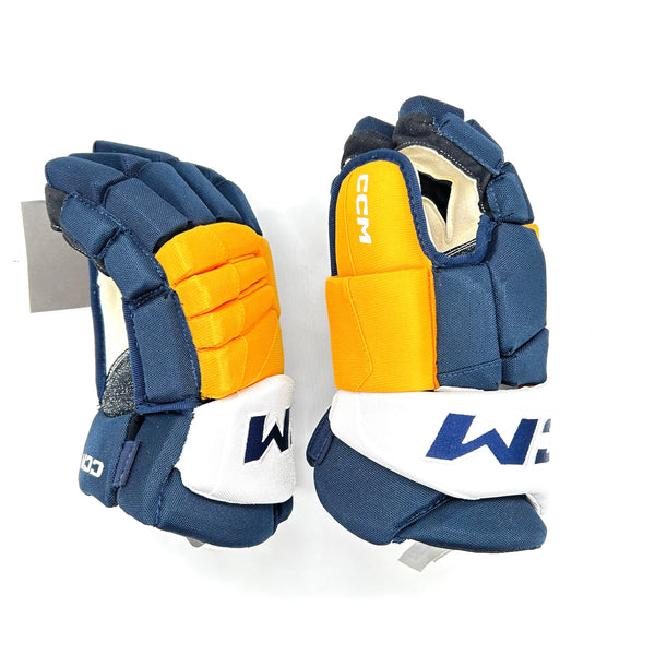 CCM HGJSCHL - OHL Pro Stock Glove (Yellow/Navy/White)