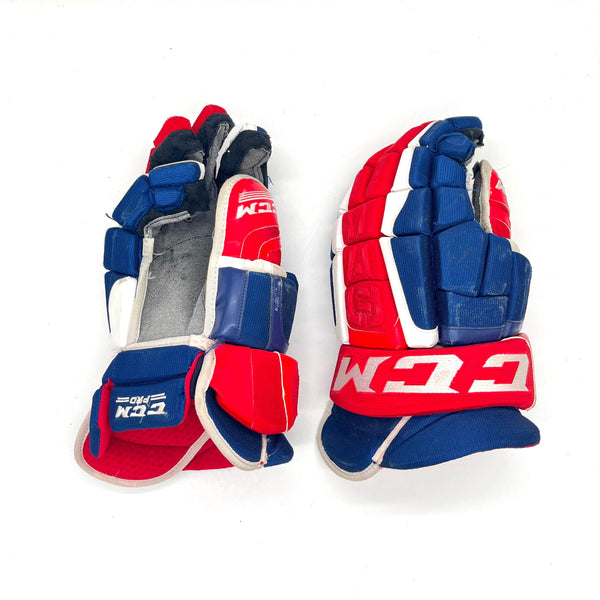 CCM HGCL - Used NHL Pro Stock Glove - Montreal Canadiens (Blue/Red/White)