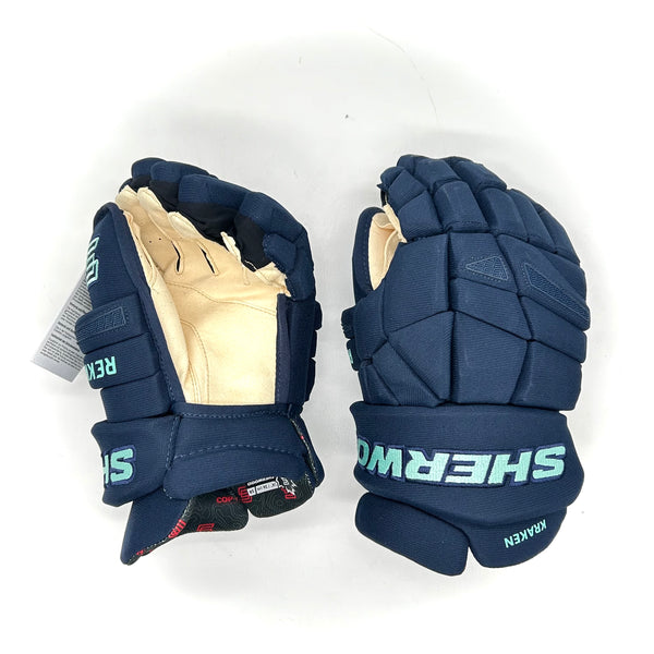 Sherwood Rekker Legend Pro - NHL Pro Stock Glove - Pro Palm - Seattle Kraken (Navy/Teal)