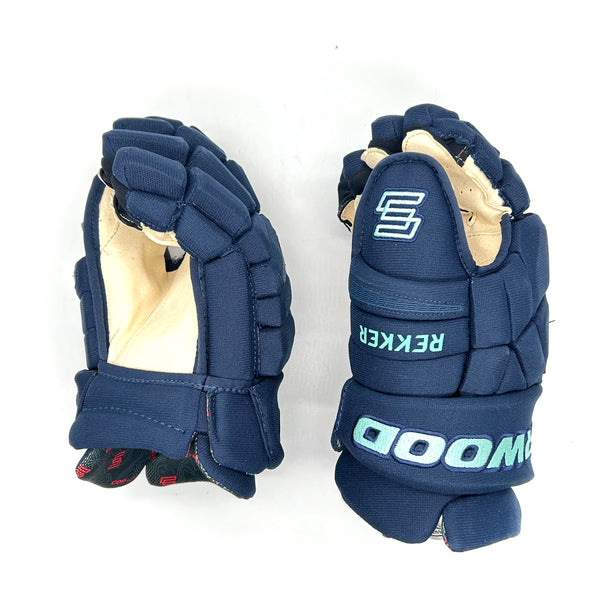 Sherwood Rekker Legend Pro - NHL Pro Stock Glove - Pro Palm - Seattle Kraken (Navy/Teal)