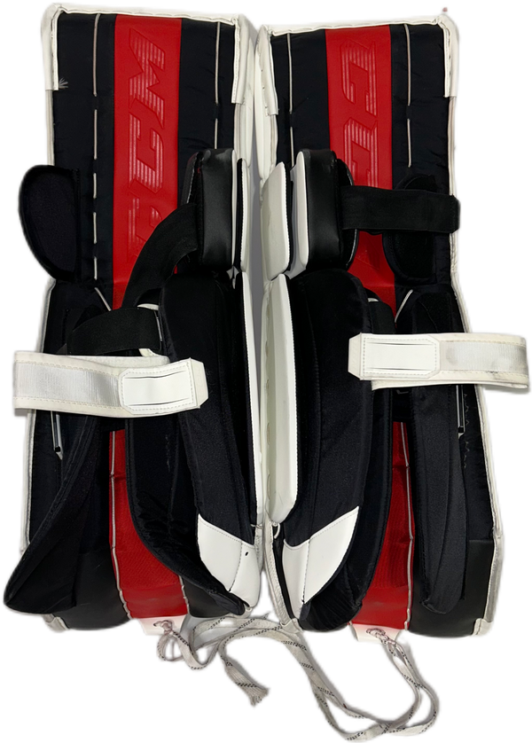 CCM Extreme Flex 5 - Used Pro Stock Goalie Full Set (White/Black/Red/Yellow)