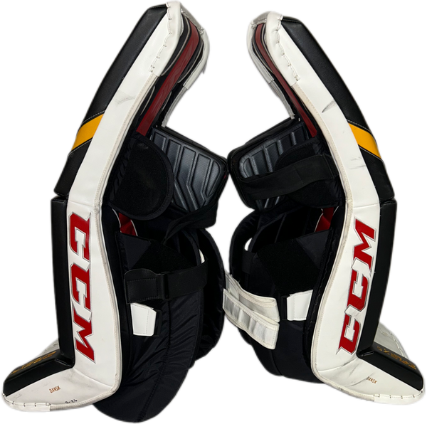 CCM Extreme Flex 5 - Used Pro Stock Goalie Full Set (White/Black/Red/Yellow)