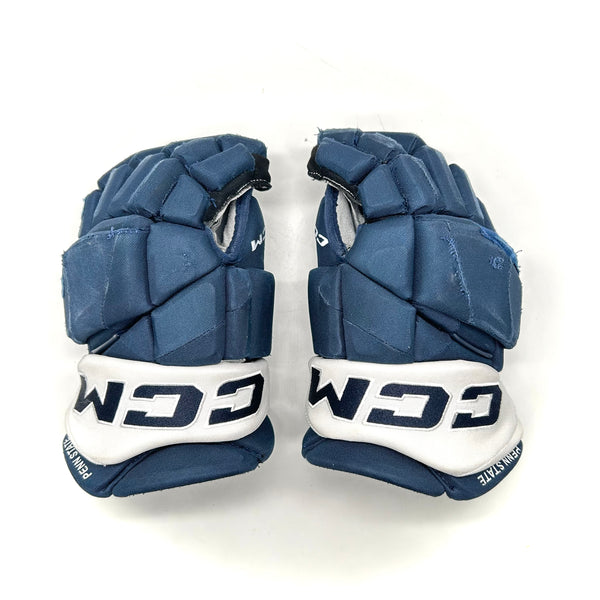 CCM HGJSPP - Used NCAA Pro Stock Gloves (Navy/White)