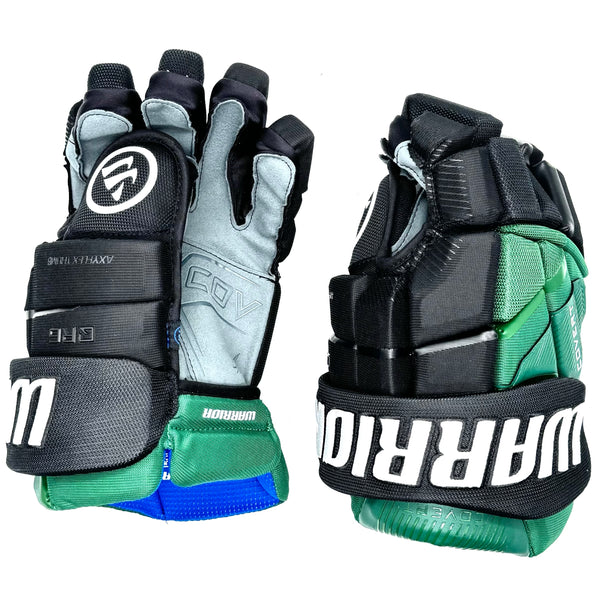 Warrior Covert QR6 - Team Stock Glove - Utah Grizzlies ECHL (Black/Green)