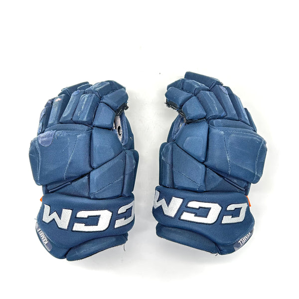 CCM HGJSPP - Used Pro Stock Gloves (Navy)