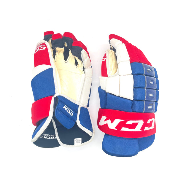 CCM 4-Roll Pro - NHL Pro Stock Glove - Montreal Candiens (Blue/Red/White)