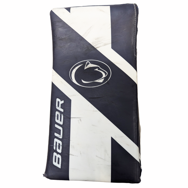 Bauer Vapor Hyperlite - Used Pro Stock Goalie Blocker (Navy/White)