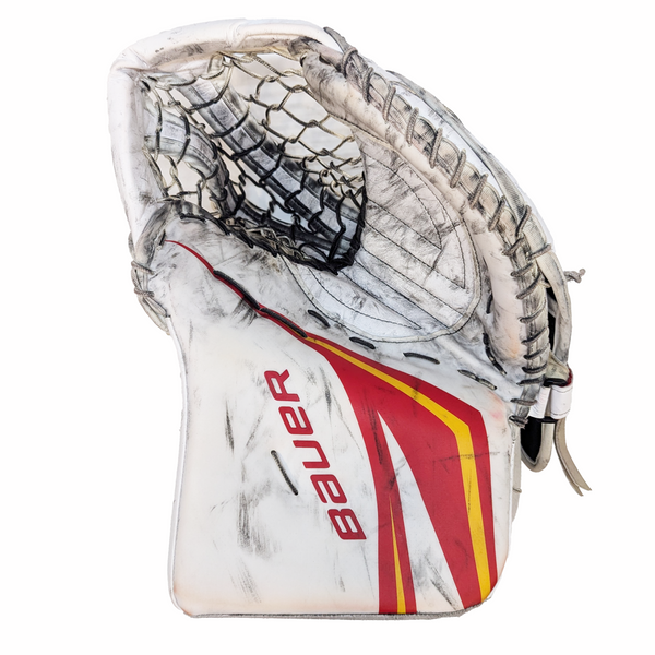 Bauer Vapor HyperLite -AHL Used Pro Stock Goalie Full Set (White/Red/Yellow)