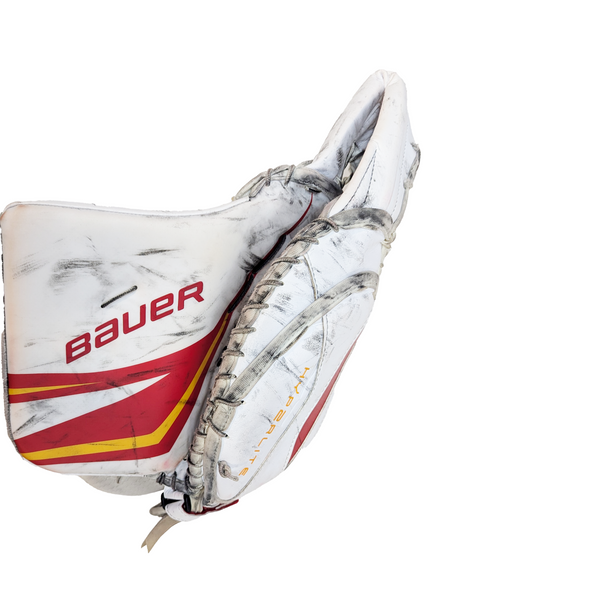 Bauer Vapor HyperLite -AHL Used Pro Stock Goalie Full Set (White/Red/Yellow)