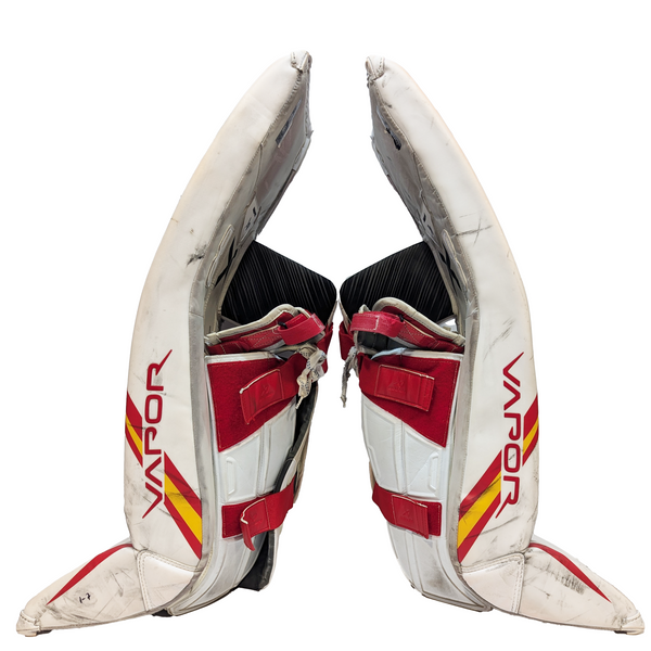 Bauer Vapor HyperLite -AHL Used Pro Stock Goalie Full Set (White/Red/Yellow)