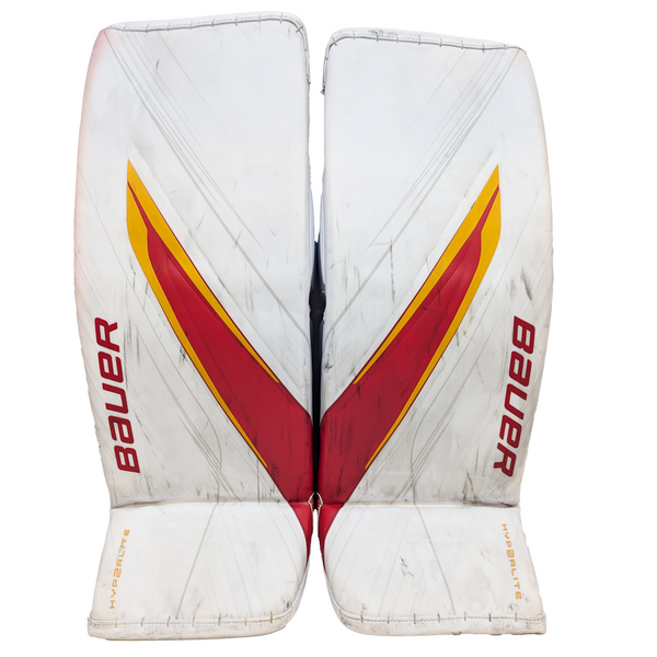 Bauer Vapor HyperLite - Used Pro Stock Goalie Full Set (White/Red/Yellow)