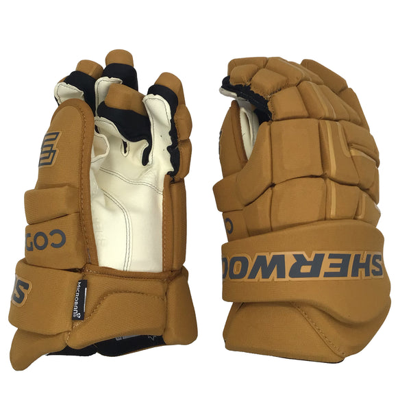 Sherwood Code Encrypt 1 - Team Stock Glove - Vegas Golden Knights (Tan/Grey)