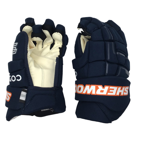 Sherwood Code Encrypt 1 - Team Stock Glove - New York Islanders (Navy/Orange)