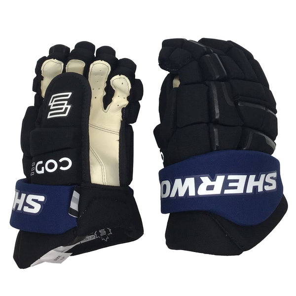 Sherwood Code Encrypt 1 - Team Stock Glove - Toronto Maple Leafs (Black/Blue)