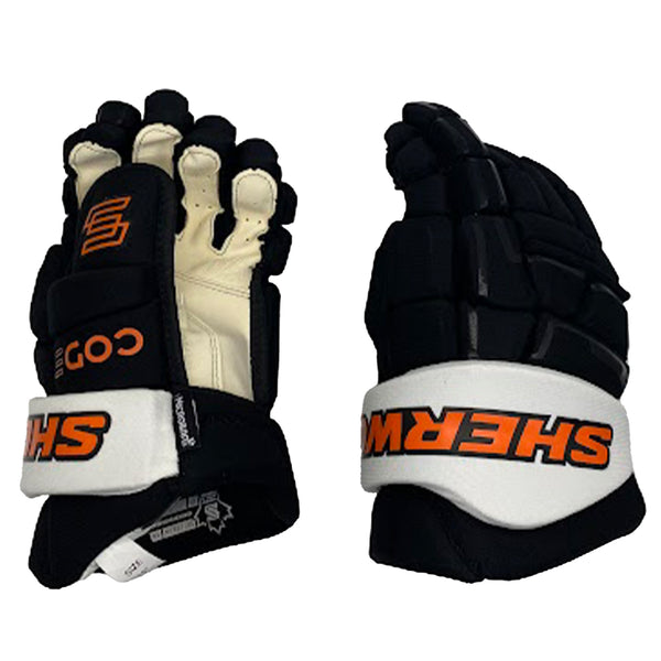 Sherwood Code Encrypt 1 - Team Stock Glove - Philadelphia Flyers (Black/White/Orange)