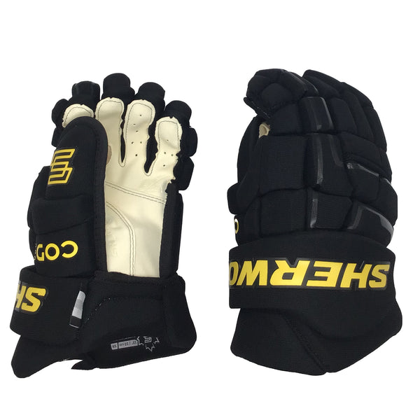 Sherwood Code Encrypt 1 - Team Stock Glove - Vancouver Canucks (Black/Yellow)