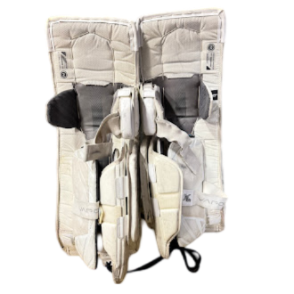 Used - Bauer Vapor 1X OD1N Pro Stock Goalie Pads - Grey/White